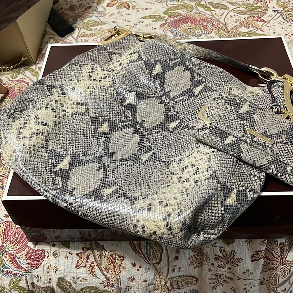 Michael Kors snake skin handbag